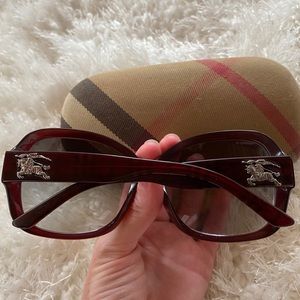 Burberry Maroon Sunglasses
